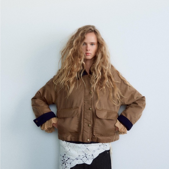 Zara Women's Brown Jacket - Picture 1 of 4